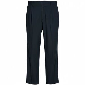 GAP High Rise Flat Front Wide Leg Trouser Dress Pants Black Size 16